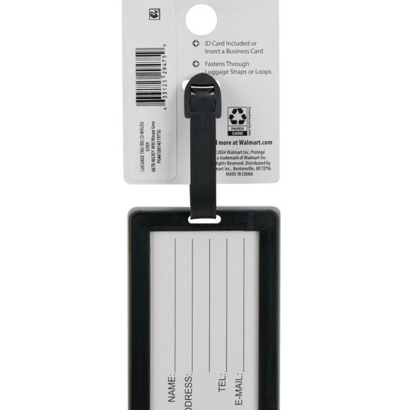 Protégé Stripe/Solid Luggage Tag Set - Picture 7 of 12